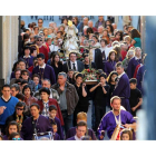 El paso infantil recorrió la calle Santa María desde la iglesia hasta la ermita de San Roque.