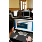 Clase de informática en un colegio de León.