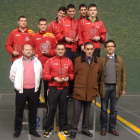 Las componentes del Club de Frontenis El Paso de Navatejera.
