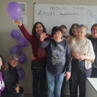 Mujeres y facilitadoras del proyecto Julia en Villablino, durante la primera edición del programa en esta localidad. DL