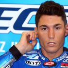 Aleix Espargaró se prepara para los entrenamientos de Silverstone.
