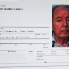 La ficha penitenciaria de Josep Lluís Núñez.