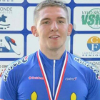 El ciclista francés Mathieu Riebel.
