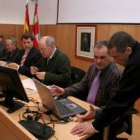 olías, Quevedo, Riesco, De Cela y los arquitectos durante la presentación