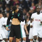 Cristiano fue el único que vio puerta para el Madrid en un partido en el que los blancos no pudieron con el Tottenham. ARRIZABALAGA