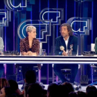 El jurado de OT 2018 durante la gala 7.