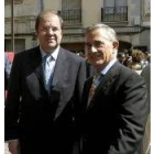 Juan Vicente Herrera, durante la visita que realizó a Pancorbo (Burgos)