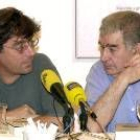 El poeta leonés Antonio Gamoneda conversa con Manuel Guerrero