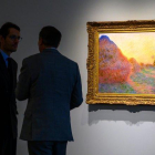 Esta pintura es una de las pocas de la serie Almiares de Monet que han salido a subasta este siglo.