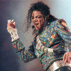 El cantante estadounidense Michael Jackson durante un concierto.