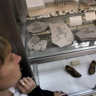 Fósiles de ranas en el Museo de los Padres Paúles.
