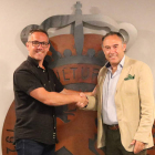 Gorka Etxeberría, director de Foot Talent, y Felipe Llamazares sellaron el acuerdo. CYDL