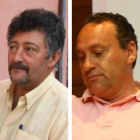 Ángel Calvo, alcalde de Páramo, y Alfonso Arias, de Molinaseca.