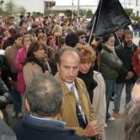 Una concentración a las puertas de la fábrica recordó a los fallecidos