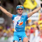 El francés Thomas Voeckler logra su primera victoria en el Tour.