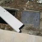 Situación de uno de los registros de agua en Villabalter.