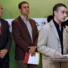 Iñigo Urkullu, junto con Joseba Egibar, Unai Ziarreta y Patxi Zabaleta