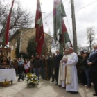 Cerca de medio centenar de estandartes, concentrados por la Asociación de Pendones Reino de León, se