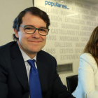 Alfonso Fernández Mañueco en la reunión del Comité Ejecutivo Nacional del PP. RAQUEL P. VIECO