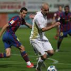 Partido de Copa entre la Cultural y el Barça