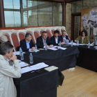 Reunión del consejo rector del ILC celebrada ayer. MEDINA