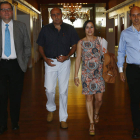Enrique Mendoza, Fernández Tejerina, Villarroel y Maraña, en una foto de archivo