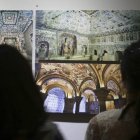 La muestra vincula los frescos de las iglesias románicas españolas con el arte de la ciudad china de Dunhuang. R. CAÑAS