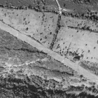 Vista aérea del campamento romano descubierto por José Luis Vicente González en Rabanal del Camino.