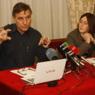Eduardo Varela y Victoria Chevalier, durante la presentación.