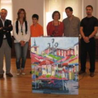 Foto de familia del jurado y de los ganadores de este veterano certamen.