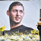 El homenaje a Emiliano Sala en Nantes, a principios de febrero.