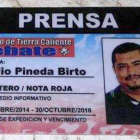 Cecilio Pineda Birto, periodista mexicano asesinado.