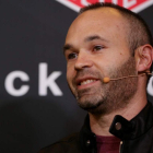 Andrés Iniesta durante un acto promocional. ALEJANDRO GARCÍA