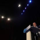 Pablo Casado, durante la presentación de los candidatos a la Alcaldía y la Comunidad de Madrid. JUANJO MARTÍN