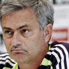 Mourinho, durante una rueda de prensa.