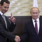 Reunión Putin y Asad en diciembre del 2017