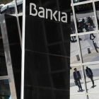 La acristalada fachada de la sede central de Bankia en Madrid