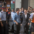 Leo Messi, en septiembre del 2013, a su llegada a los juzgados de Gavà.