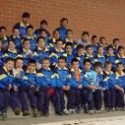 En la imagen, los 47 componentes de la Escuela de Fútbol Mareo de Santa María del Páramo