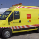 Ambulancias de la Comunidad de Madrid.