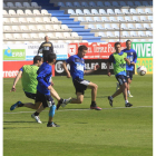 La plantilla deportivista vuelve hoy al trabajo para preparar el partido del jueves.