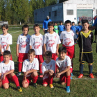 Formación del Columbrianos que milita en la categoría benjamín. MANUEL MACÍAS