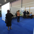 Colas ante una mesa electoral, el pasado 25-M.