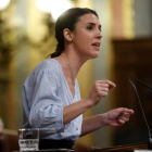 La ministra Motero, ayer en el Congreso. JUAN CARLOS HIDALGO