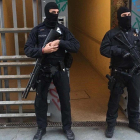 Agentes antiterroristas de los Mossos d'Esquadra.