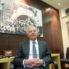 Antonio del Valle, ayer en la sede de la Hullera Vasco Leonesa.