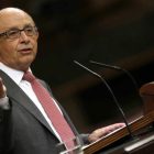 Montoro, durante su intervención en el pleno celebrado en el Congreso.
