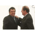 José Luis Ramón y el presidente de la Junta, Herrera, en foto de archivo
