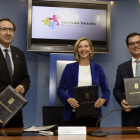 García  firma un convenio con la FRMP y Viesgo Energía. NACHO