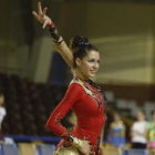 Carolina demostró en Alicante su condición de primera gimnasta.